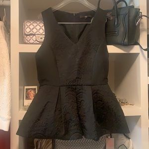 Tibi Size 4 Peplum Top